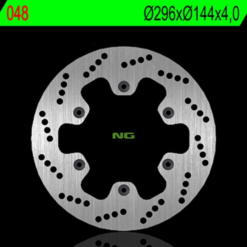 Disco de freno NG 048 296 x 4 mm delantero fijo