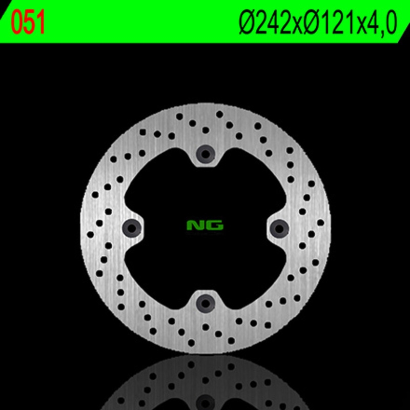 Disco de freno NG 051 242 x 4 mm delantero fijo