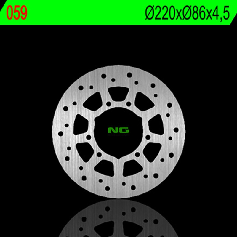 Disco de freno NG 059 220 x 4,5 mm delantero fijo