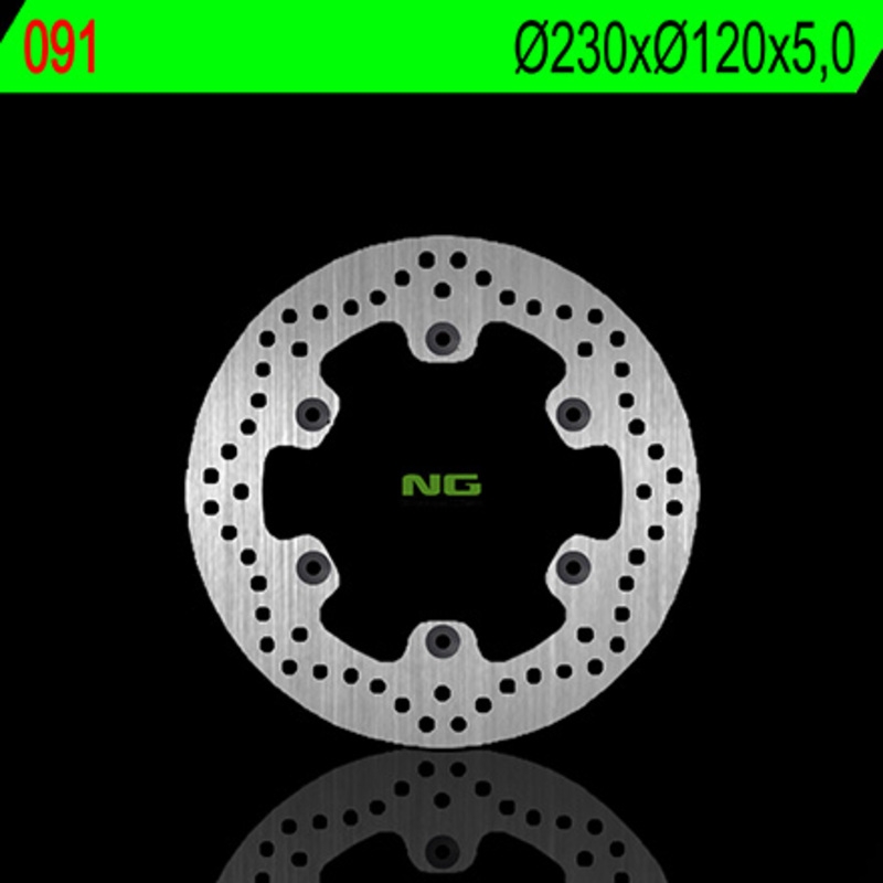 Disco de freno NG 091 230 x 5 mm trasero fijo