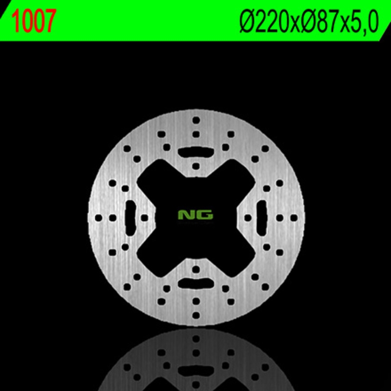 Disco de freno NG 1007 220 x 5 mm trasero fijo