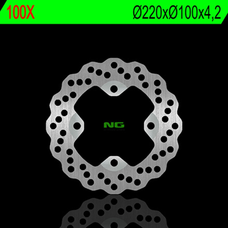 Disco de freno NG 100X 220 x 4,2 mm trasero ondulado