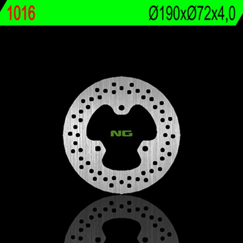 Disco de freno NG 1016 190 x 4 mm trasero fijo
