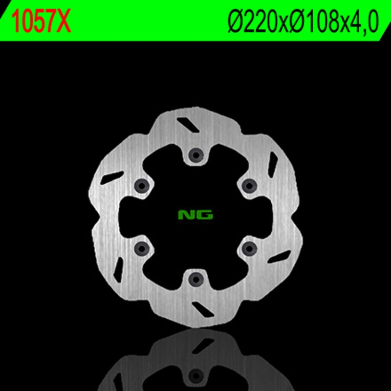 Disco de freno NG 1057X 220 x 4 mm trasero ondulado