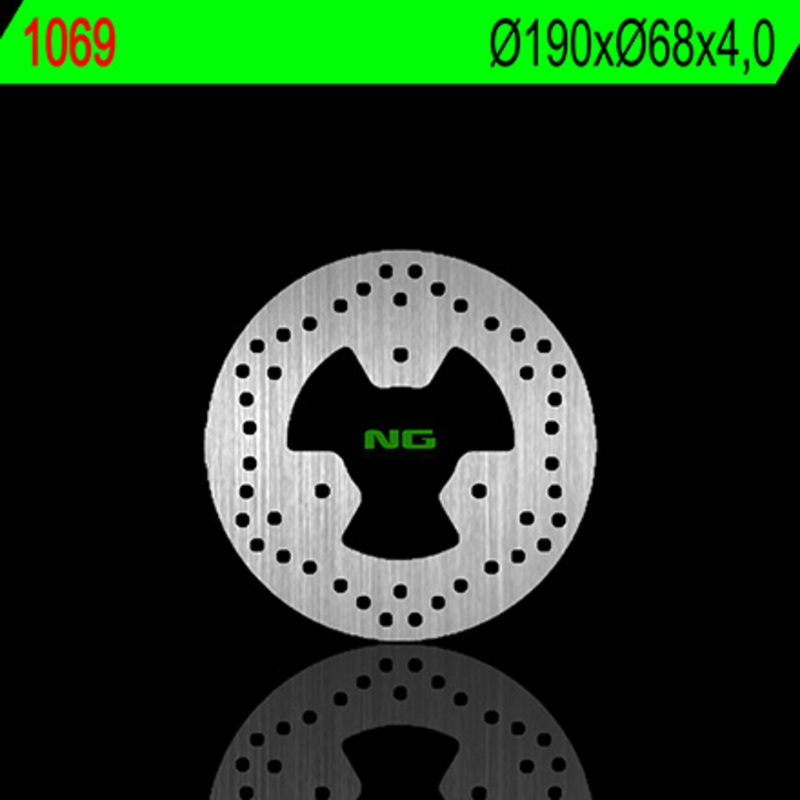 Disco de freno NG 1069 190 x 4 mm trasero fijo