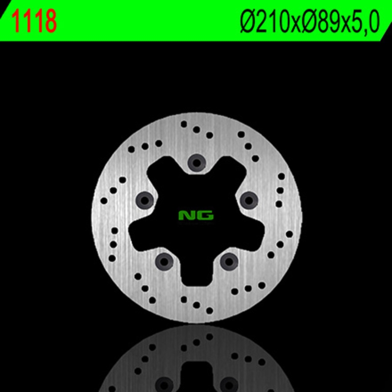 Disco de freno NG 1118 210 x 5 mm trasero fijo
