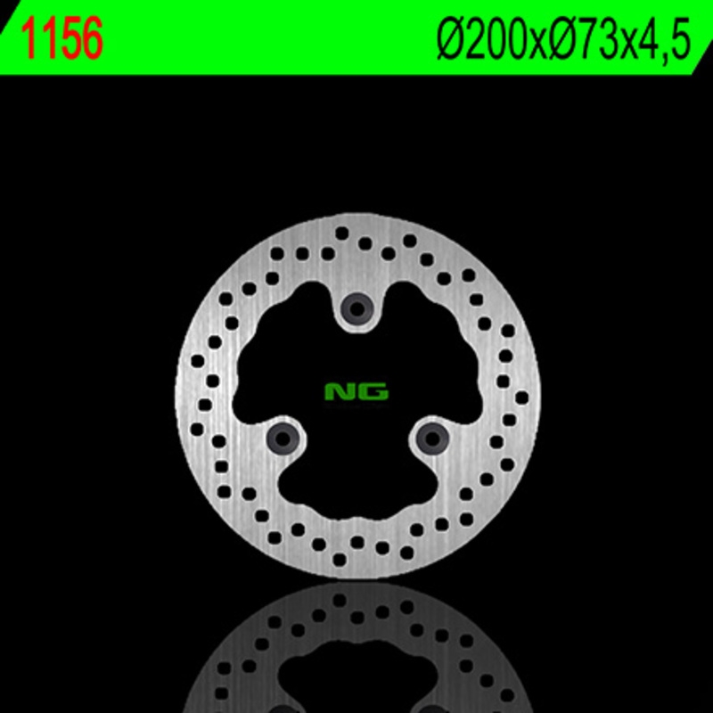 Disco de freno NG 1156 200 x 4,5 mm trasero fijo