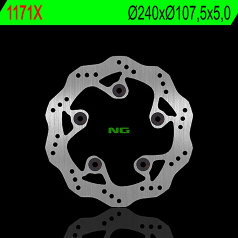 Disco de freno NG 1171X 240 x 5 mm trasero ondulado