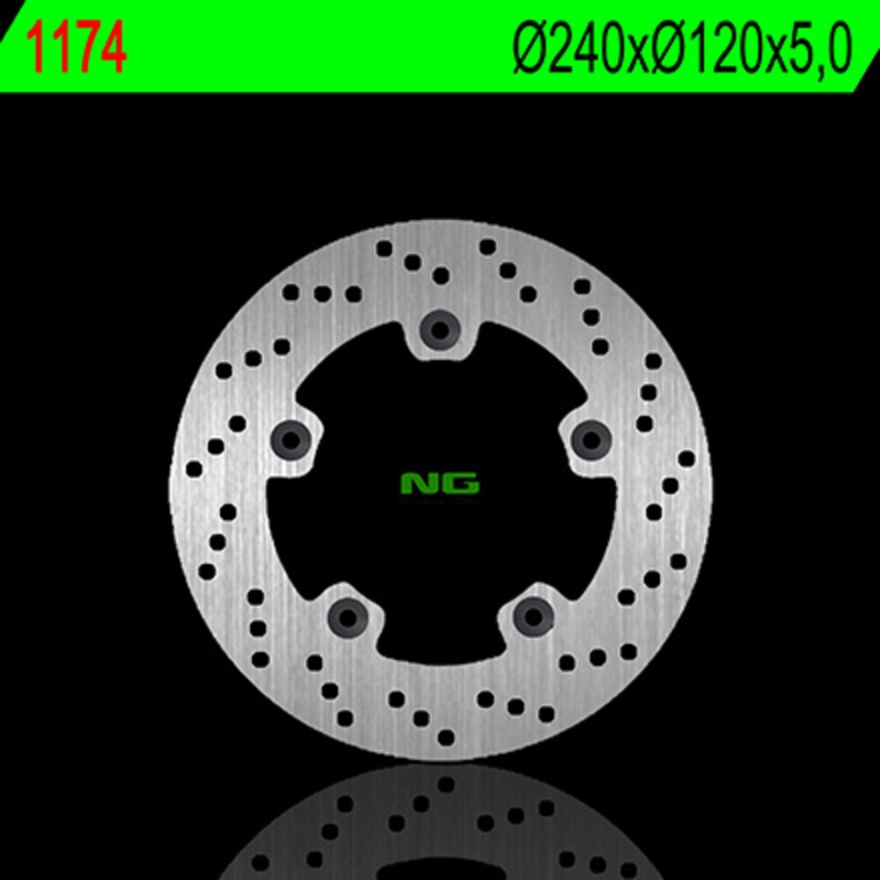 Disco de freno NG 1174 240 x 5 mm trasero fijo