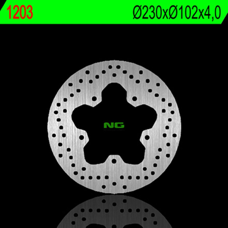Disco de freno NG 1203 230 x 4 mm trasero fijo