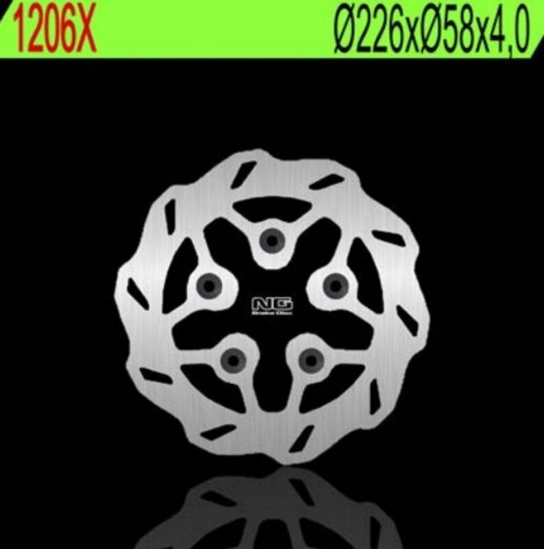 Disco de freno NG 1206X 226 x 4 mm delantero ondulado