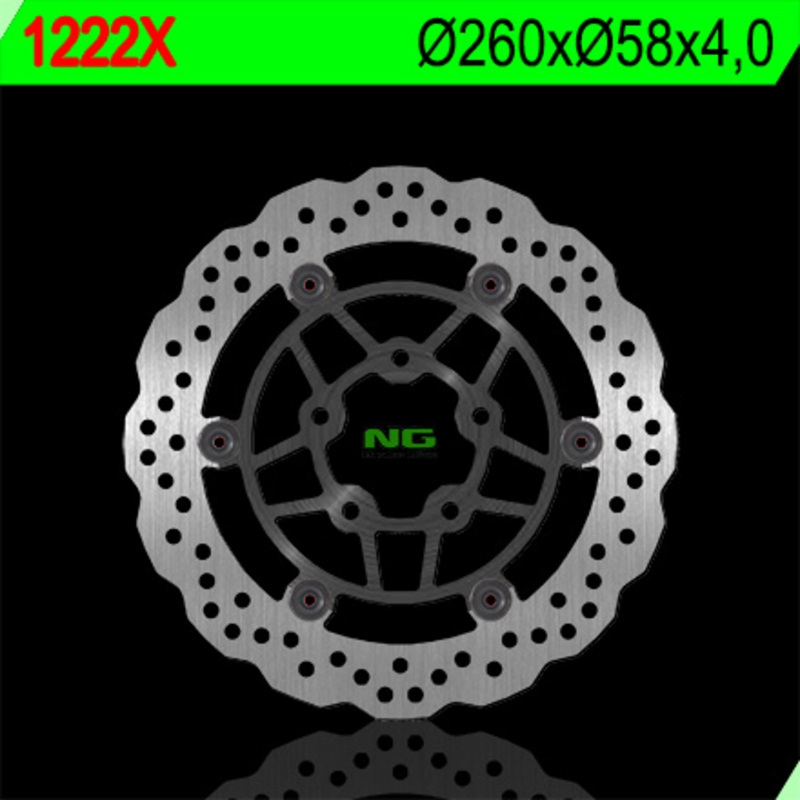 Disco de freno NG 1222X 260 x 4 mm delantero