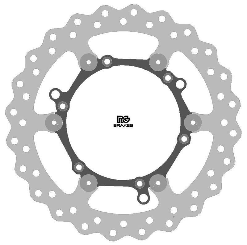Disco de freno NG 1254X 270 x 3 mm delantero ondulado