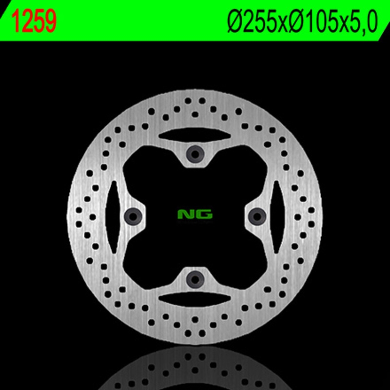 Disco de freno NG 1259 255 x 5 mm trasero fijo