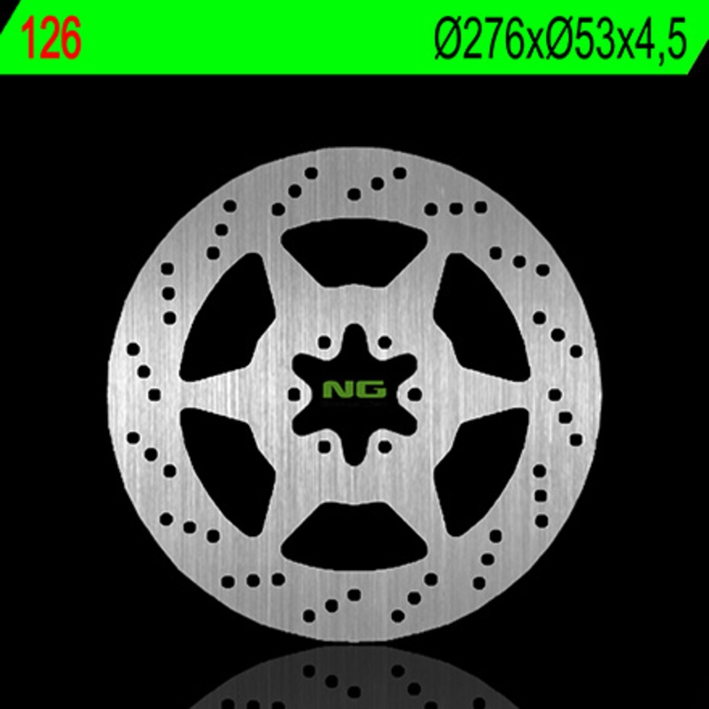 Disco de freno NG 126 276 x 4,5 mm trasero fijo