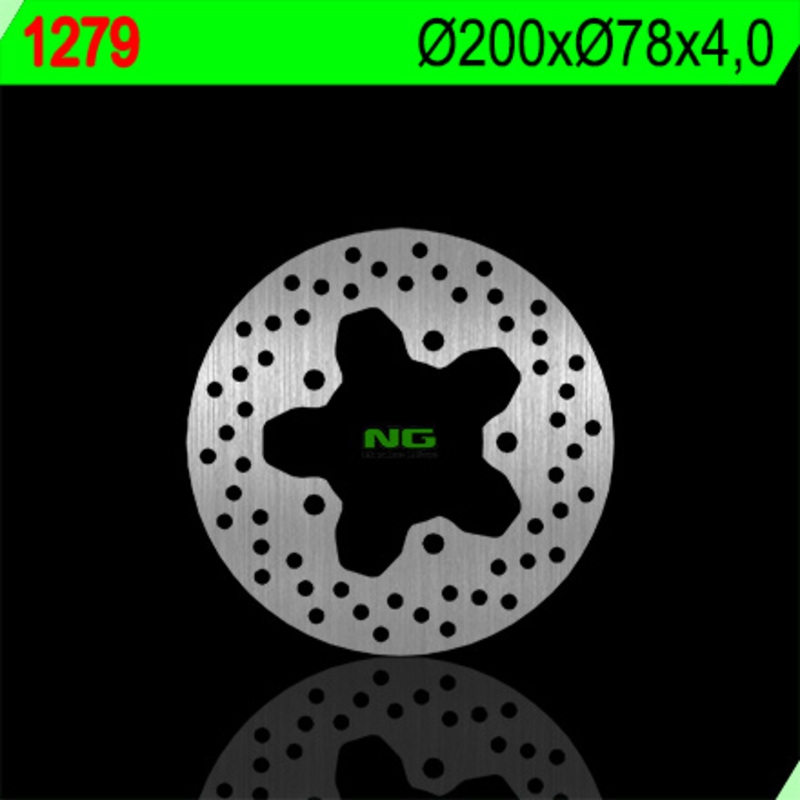 Disco de freno NG 1279 200 x 4 mm trasero fijo