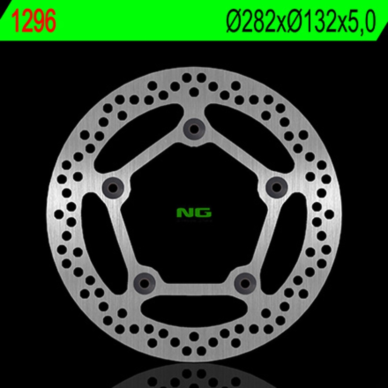 Disco de freno NG 1296 282 x 5 mm trasero fijo