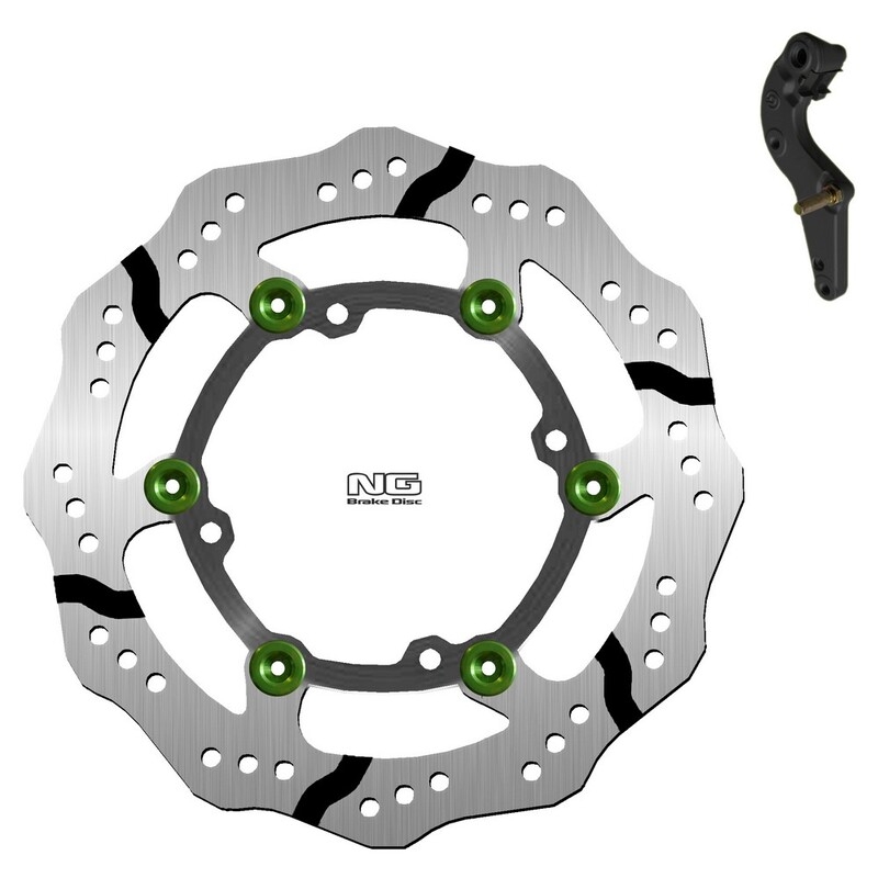 Kit disco freno NG 1325XBHK16 270 mm ondulado flotante