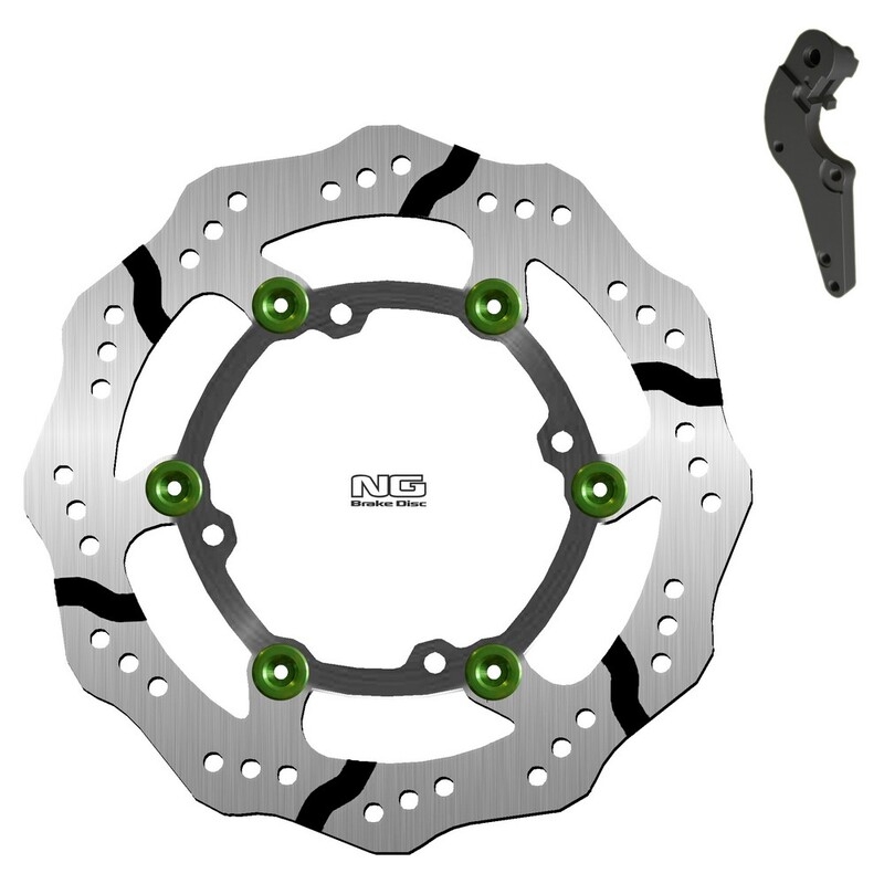 Kit disco freno NG 1325XBHK17 270 mm ondulado flotante