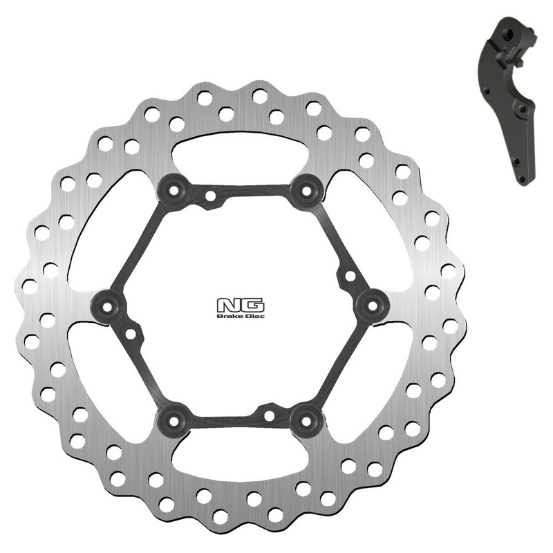 Kit disco freno NG 1326XK17 270 mm ondulado flotante