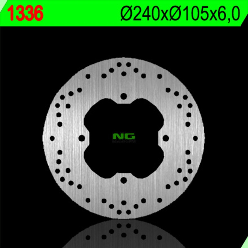 Disco de freno NG 1336 240 x 6 mm trasero fijo