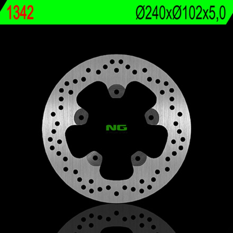 Disco de freno NG 1342 240 x 5 mm trasero fijo
