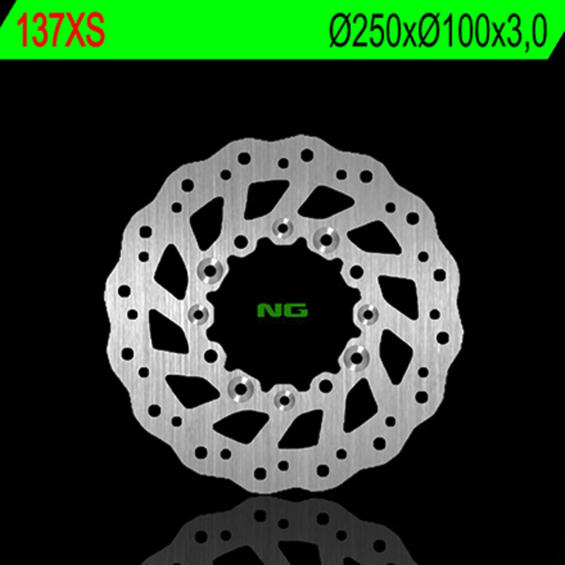 Disco de freno NG 137XS 250 x 3 mm delantero ondulado