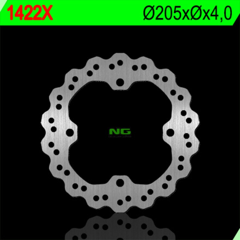 Disco de freno NG 1422X 245 x 5 mm ondulado