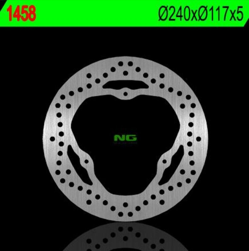 Disco de freno NG 1458 240 x 5 mm trasero fijo
