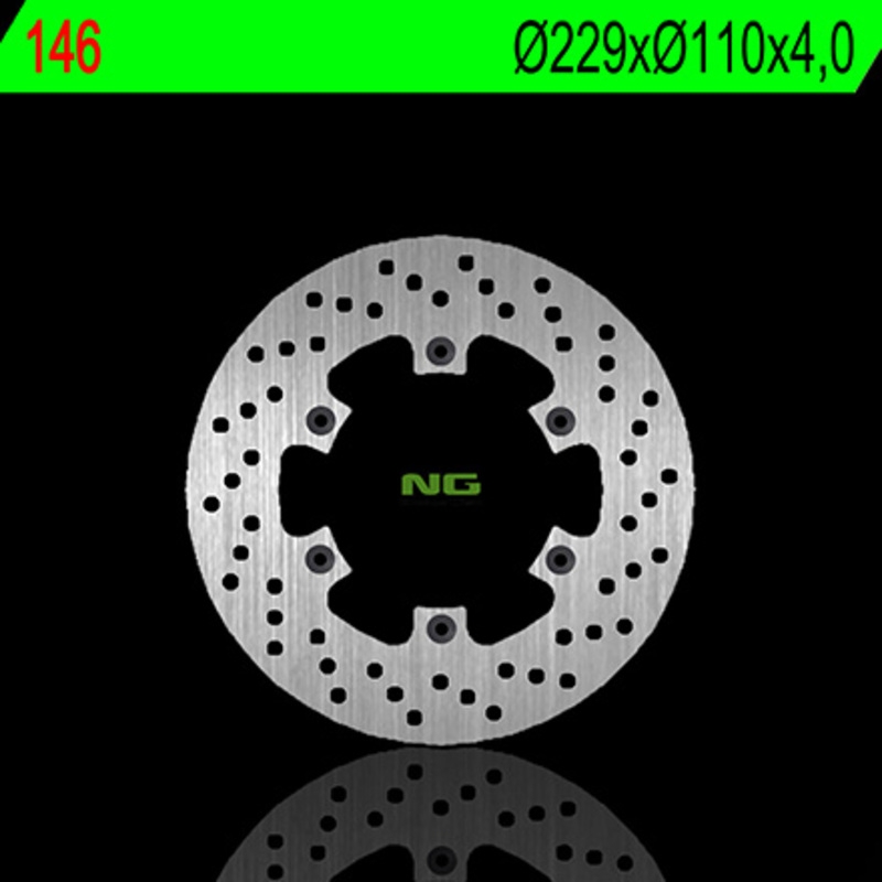 Disco de freno NG 146 229 x 4 mm trasero fijo