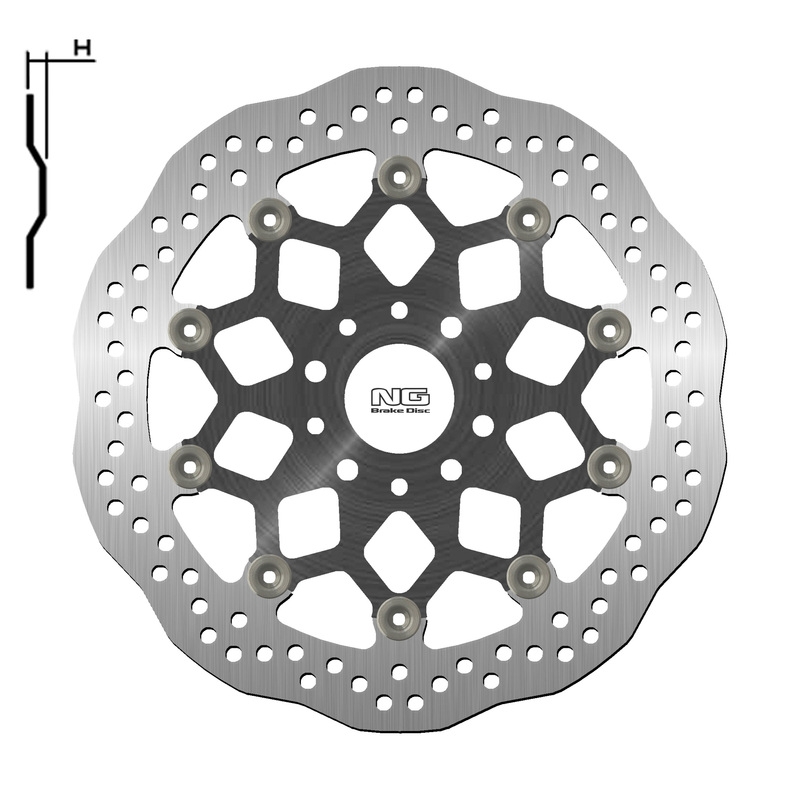 Disco de freno NG 1717XG 300 x 5 mm delantero