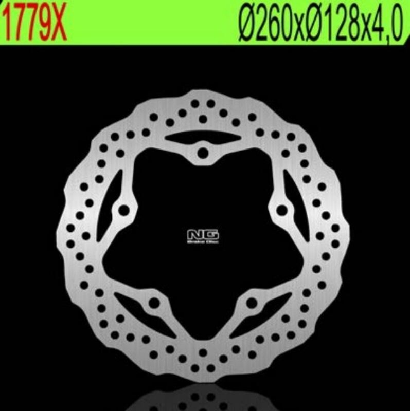 Disco de freno NG 1779X 260 x 4 mm delantero ondulado