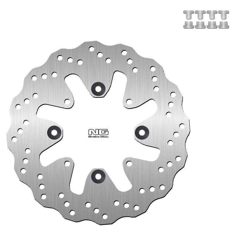 Disco de freno NG 1789X 250 x 5 mm trasero ondulado