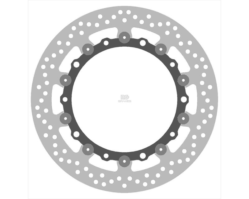 Disco de freno NG 2091G 320 x 5 mm redondo flotante