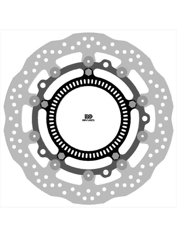Disco de freno NG 2166X 320 x 5 mm ondulado flotante