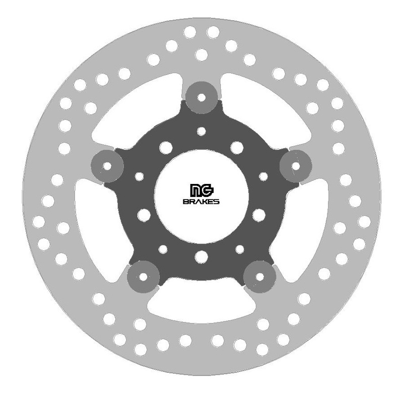 Disco de freno NG 2178G 220 x 4 mm redondo fijo