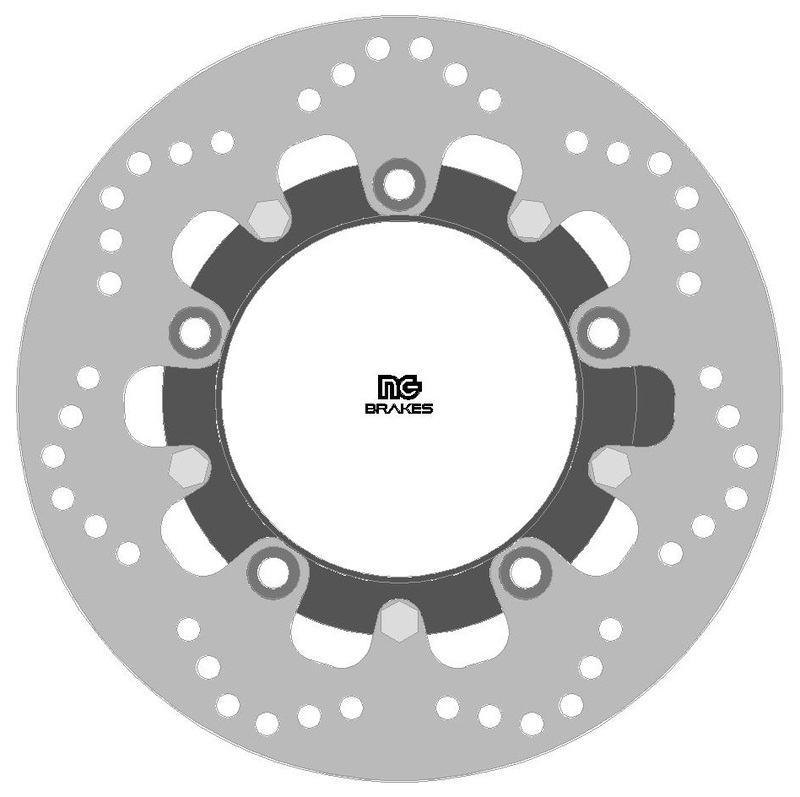 Disco de freno NG 2181G 250 x 5 mm redondo fijo