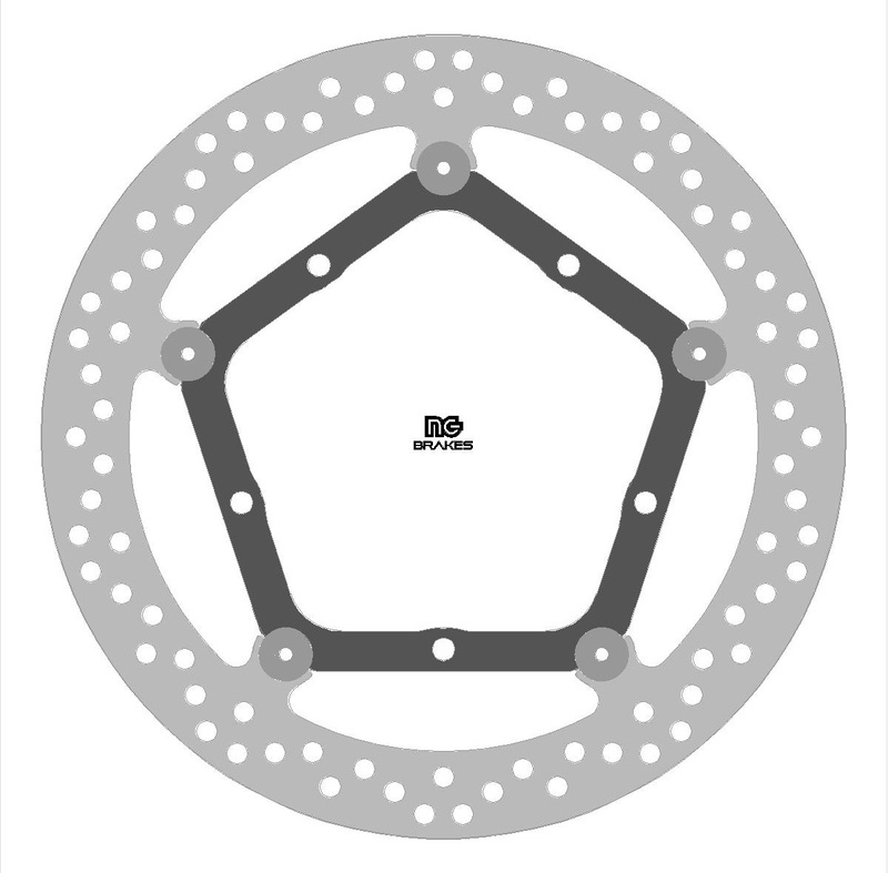 Disco de freno NG 2194 300 x 4,5 mm redondo flotante