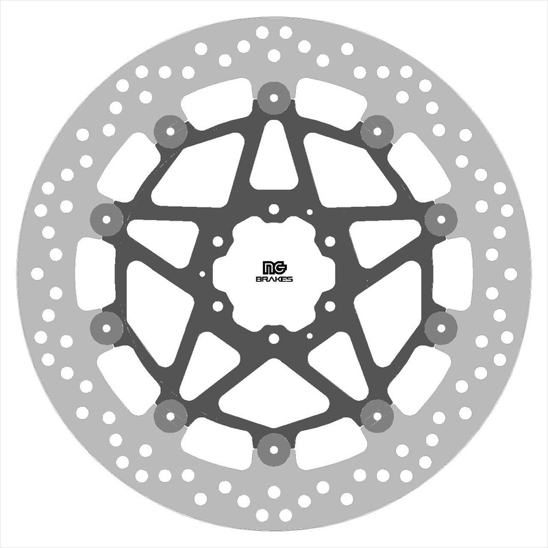 Disco de freno NG 2208G 310 x 4,5 mm redondo flotante