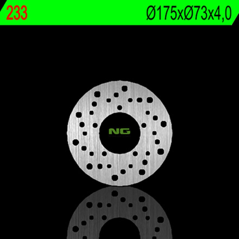 Disco de freno NG 233 175 x 4 mm redondo fijo