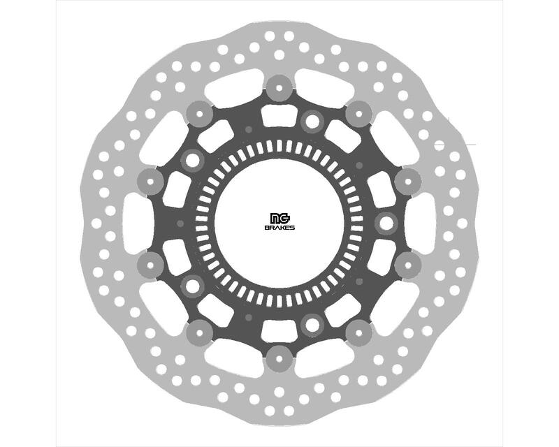 Disco de freno NG 2348X 300 x 5 mm ondulado fijo