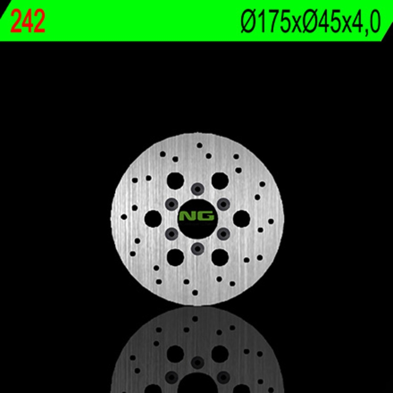 Disco de freno NG 242 175 x 4 mm trasero fijo