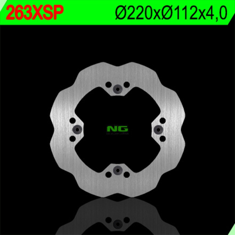 Disco de freno NG 263XSP 220 x 4 mm trasero ondulado
