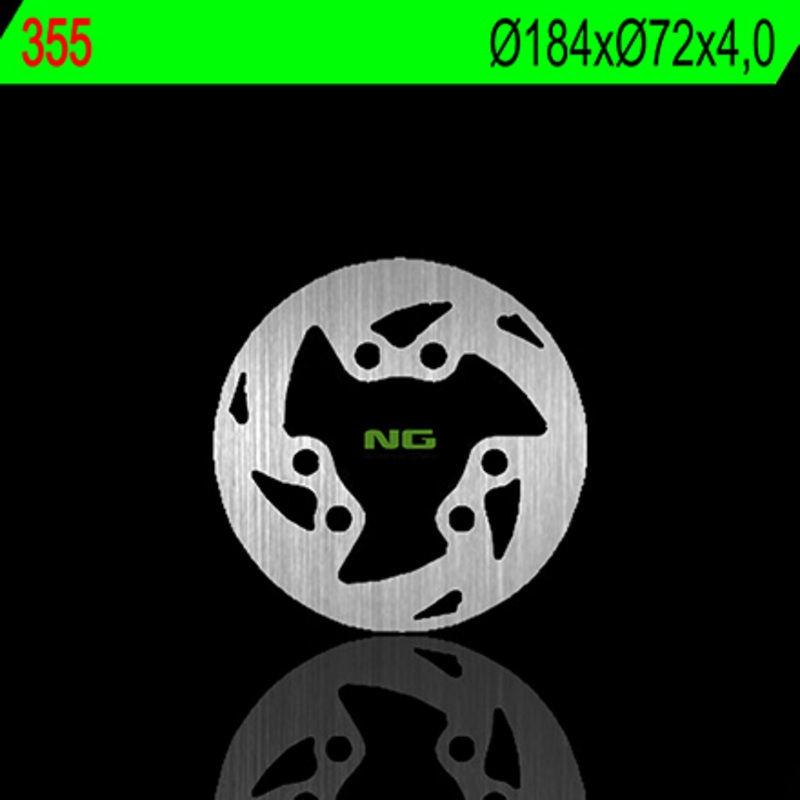 Disco de freno NG 355 183,8 x 3,8 mm redondo fijo