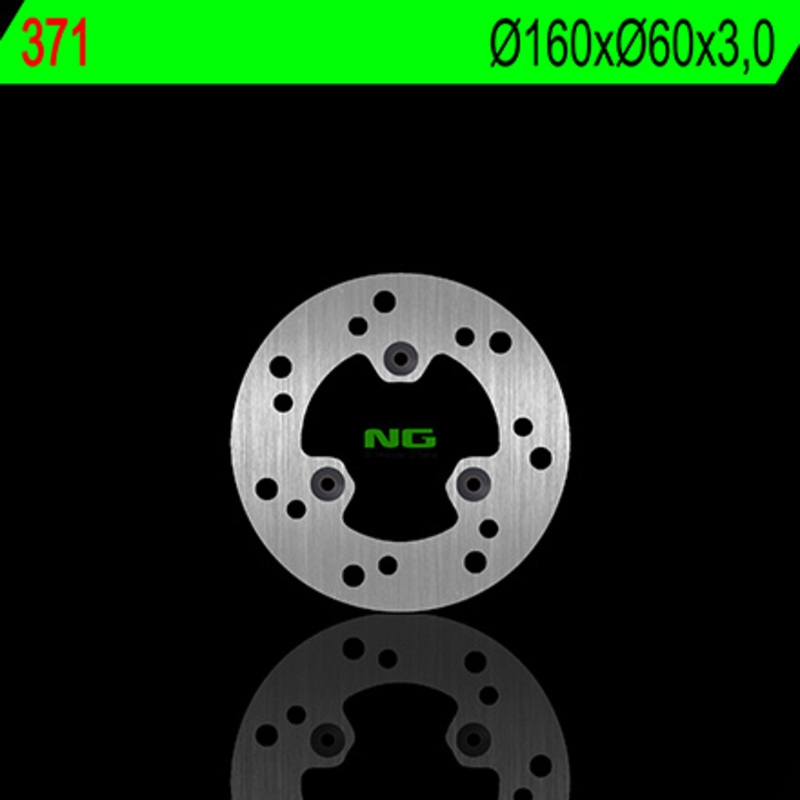 Disco de freno NG 371 160 x 3 mm redondo fijo