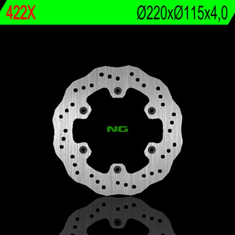 Disco de freno NG 422X 220 x 4 mm ondulado fijo