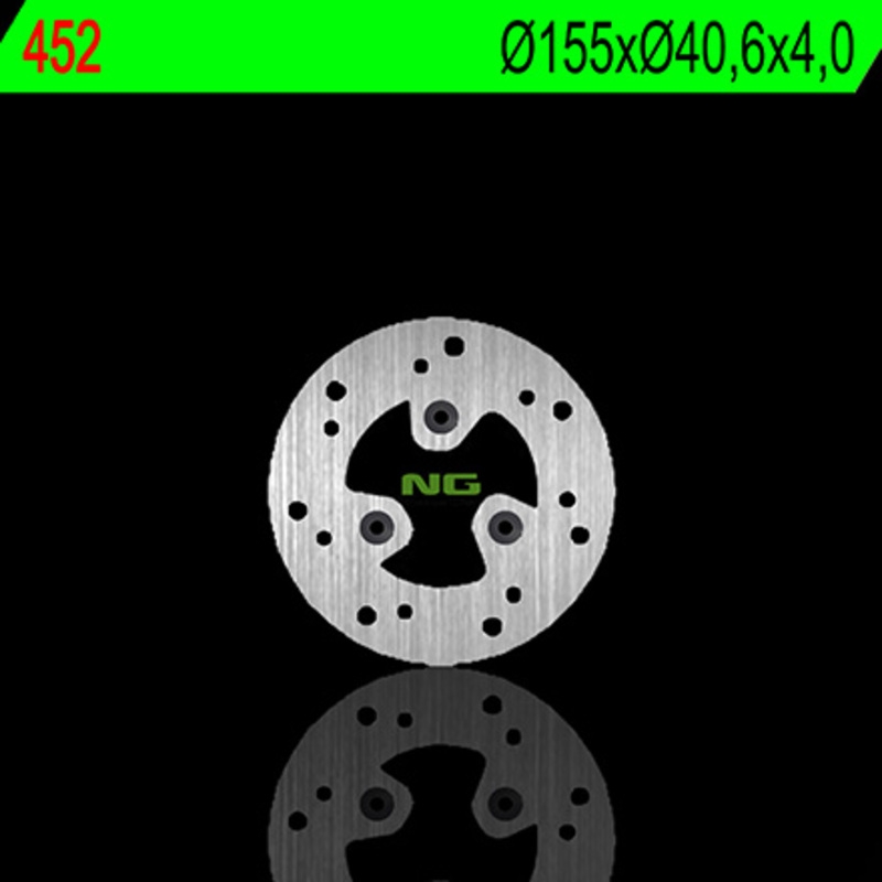 Disco de freno NG 452 155 x 4 mm redondo fijo