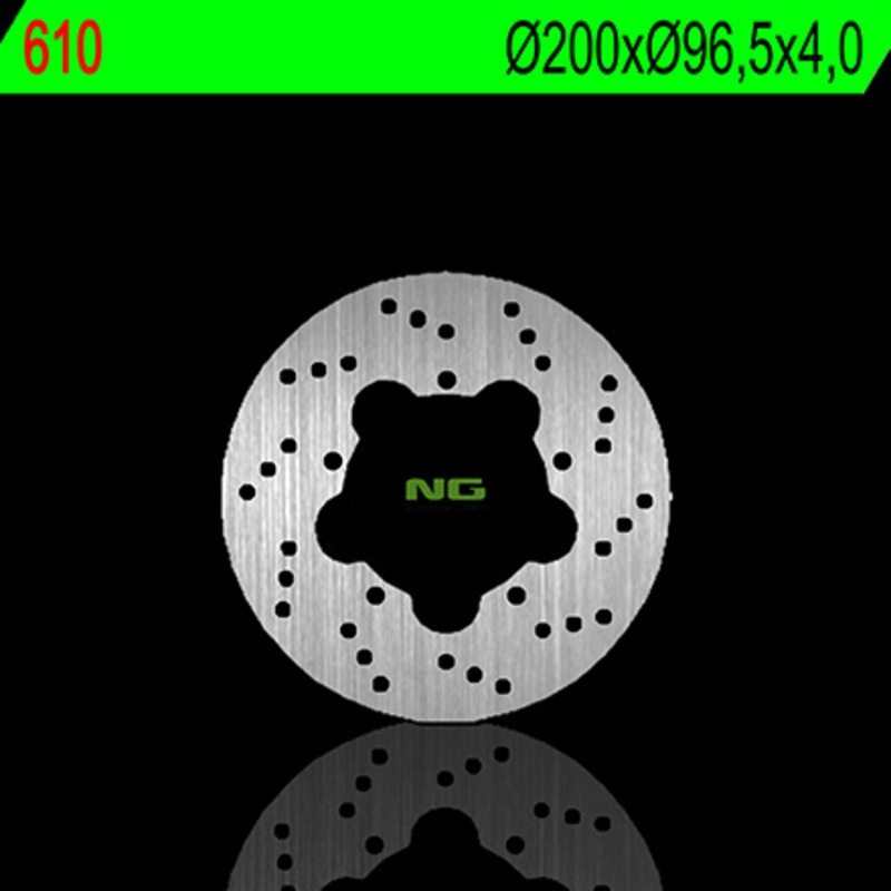 Disco de freno NG 610 200 x 4 mm redondo fijo