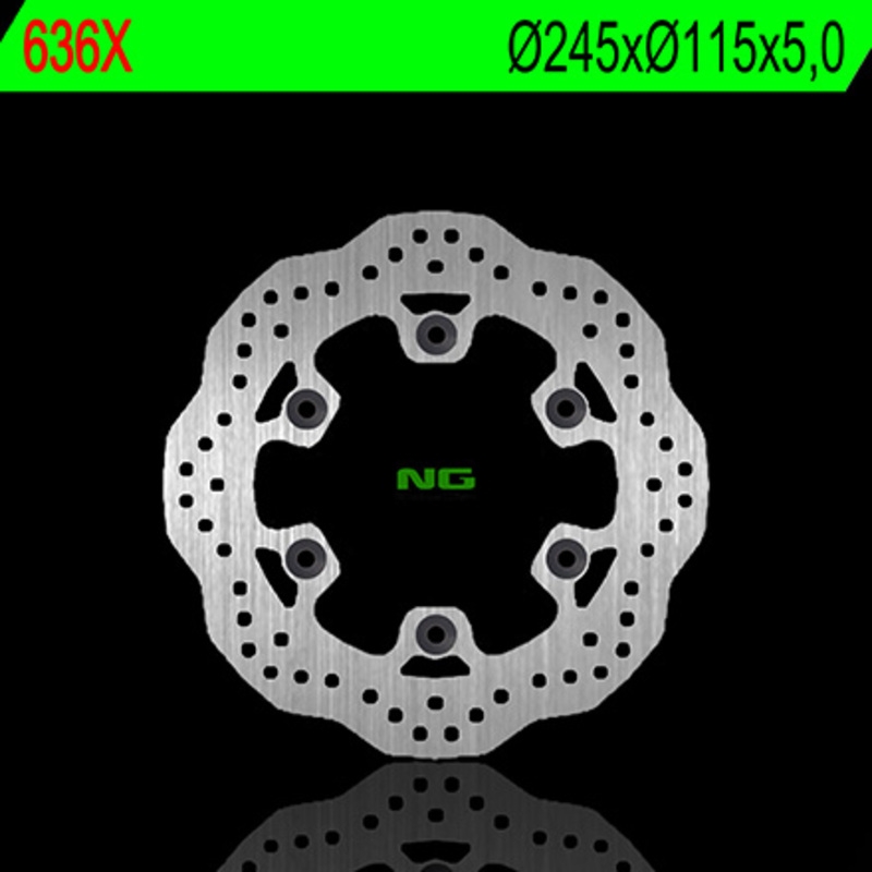 Disco de freno NG 636X 245 x 5 mm ondulado fijo