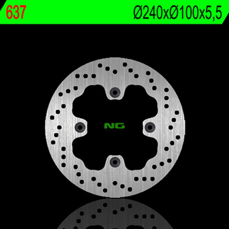 Disco de freno NG 637 240 x 5,5 mm redondo fijo